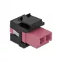 Keystone-Modul LC Duplex Buchse auf LC Duplex Buchse DeLOCK