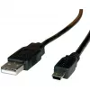 ROLINE USB 2.0 Kabel, Typ A - 5-Pin Mini 1,8m (11.02.8719)
