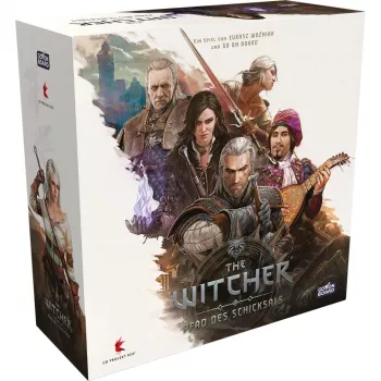 Brettspiel Asmodee The Witcher: Pfad des Schicksals Deluxe Edition – Tabletop-Rollenspiel/Strategiespiel