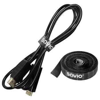 Kabelhalter Savio OC-06 Universal Schwarz