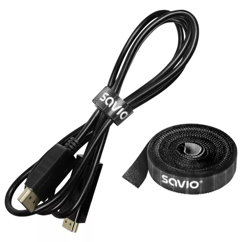 Kabelhalter Savio OC-06 Universal Schwarz