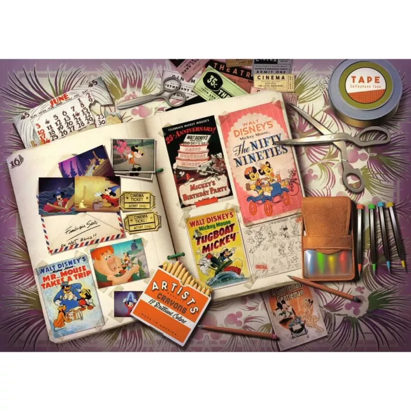 Puzzle 1940 Mickey Moments (1000 Teile)