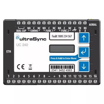 Drahtlose Kommunikations- und Alarmüberwachungseinheit Aritech UC140, Modell UC140