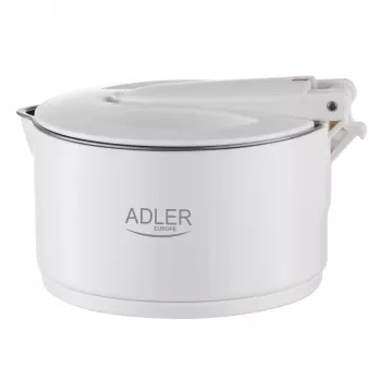 Adler Silikon-Reisekocher | AD 1377 | Reisekocher | 600 W | 0,6 L | Silikon | Weiß