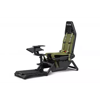 Cockpitsitz von Next Level Racing Flight Simulator Boeing Military 396055 — spezieller Flugsimulationssitz, kompatibel mit Steuerhörnern und Pedalen