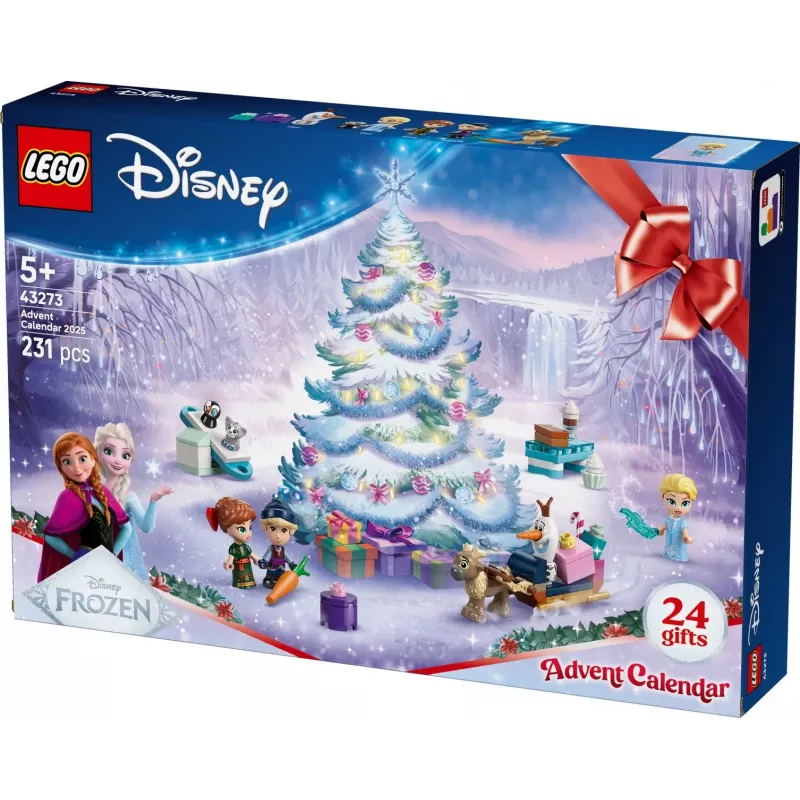 Bauspielzeug LEGO Disney Frozen Adventskalender 2025 Set 43273 — 231 Teile, 4 Minifiguren, Alter 5+