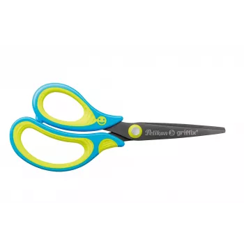 Scheren Pelikan 810296 gerader Schnitt Blau Limette