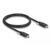 USB-Kabel DeLOCK 83720 USB 3.2 Gen 2 1m USB-C Schwarz