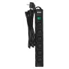 Ever Optima 5m Schwarz 6 AC Steckdosen 250 V