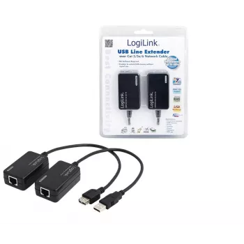 LogiLink® UA0021D Line Extender USB Via CAT5/6 bis zu 60 m