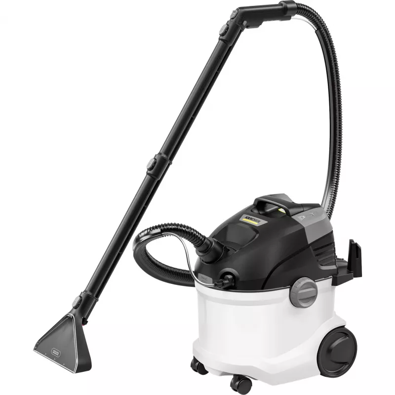 Bodenstaubsauger Kärcher SE 5 — Trocken & Nass, 1000 W Turbine, 4 L Schmutzwasser/4 L Frischwassertanks, 6 m Kabel