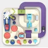 Spielzeug-Rennbahn-Set Extralink TOYS — intelligentes Autospielset, modulare Streckenteile, batteriebetriebene Fahrzeuge
