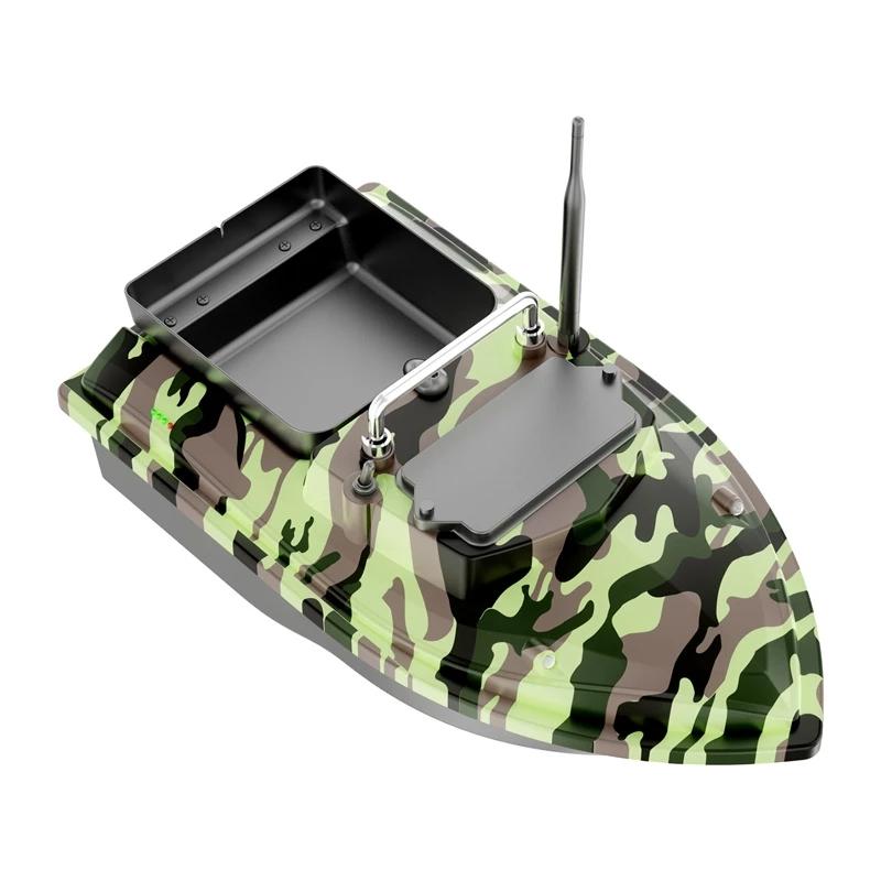 Köderboot Flytec V050 mit 12000mAh Akku, Camo Grün — ferngesteuertes Futterboot