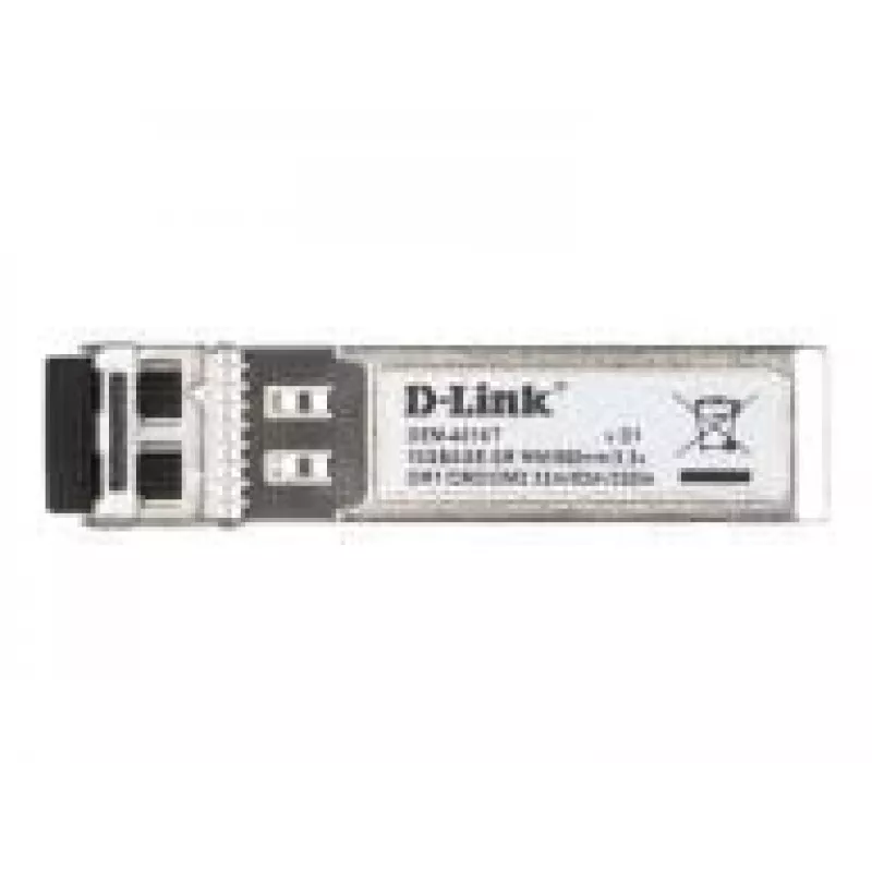 D-Link 10GBase-SR SFP+ Transceiver, 80/300m, Glasfaser, 10000 Mbit/s, SFP+, LC, 50/125, 62,5/125 µm, SR