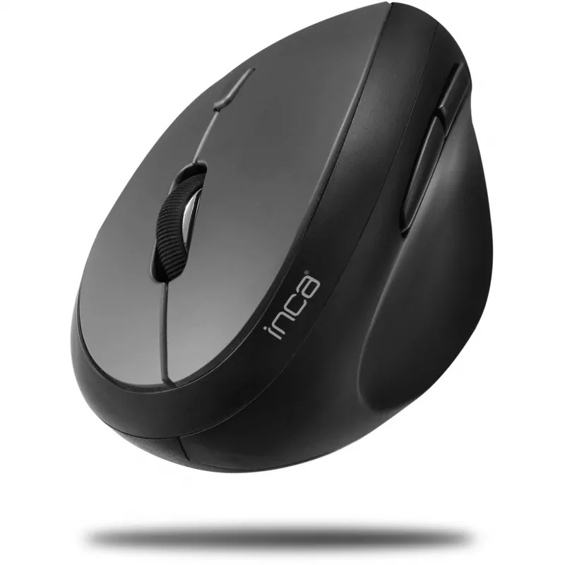 INCA Maus IWM-279G Vertical, Wireless, 1600 DPI, Grau retail