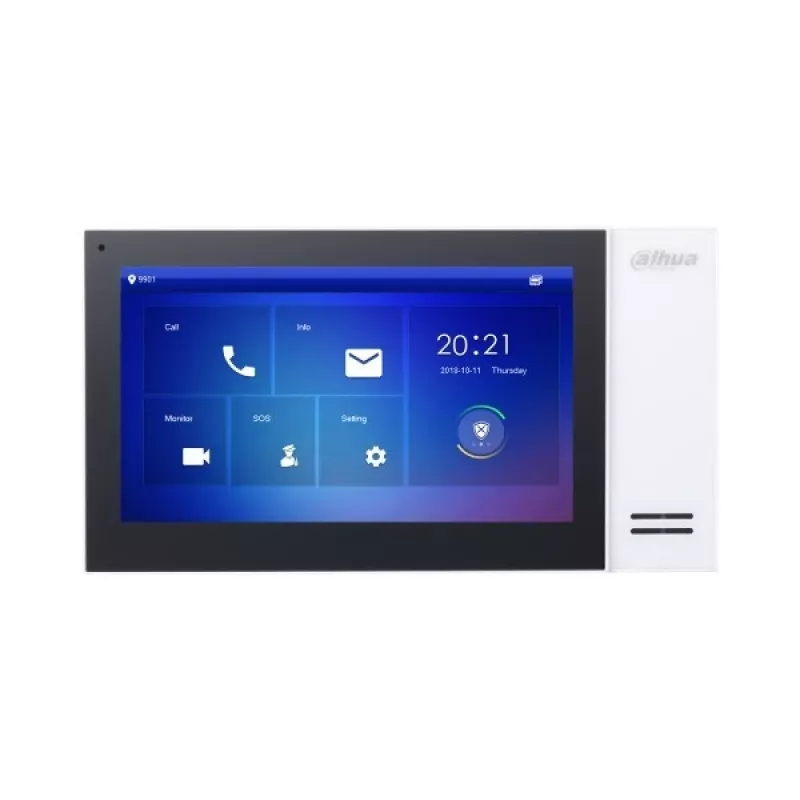 Dahua Technology VTH2421FW Video-Türsprechanlage 17,8 cm (7 Zoll) Schwarz, Weiß