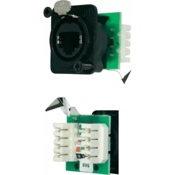 Neutrik NE8FDV-YK-B Schwarz