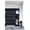 Abfalleimer Durable 333023 17 L rund Metall Silber