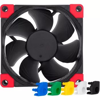 Gehäuselüfter Noctua NF-A8 PWM CH.BK.S 80 mm, 4-Pin-PWM, 450–2200 U/min, 17,7 dB