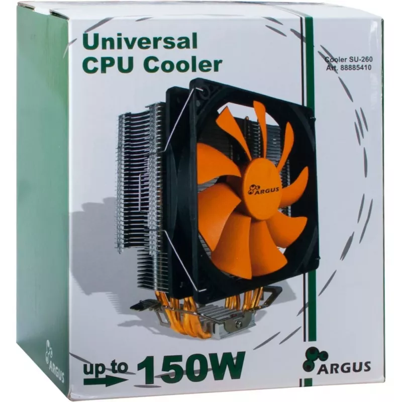 Inter-Tech Argus SU-260 - Prozessor - Kühler - 12 cm - LGA 1150 (Sockel H3) - LGA 1151 (Sockel H4) - LGA 1155 (Sockel H2) - LGA 1156 (Sockel H) - LGA 775... - AMD A - Intel® Celero