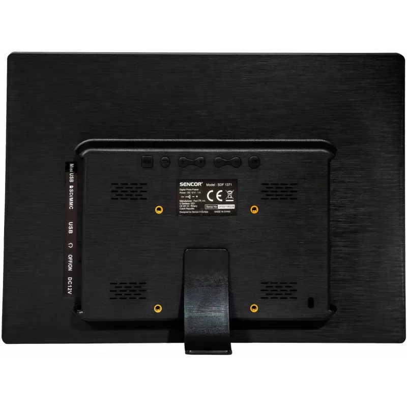 Digitaler Bilderrahmen SENCOR SDF 1371 BK — 13,3 Zoll schwarzer Rahmen