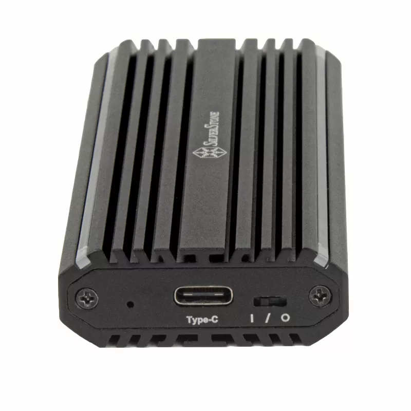 SSD-Gehäuse Silverstone MS13 Schwarz M.2 PCIe 3.0 10 Gbit/s