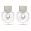 Elektrische Milchpumpe neno VENTO TWIN kabellos, wiederaufladbar, Doppel-/Dualmodus, LCD, 150-ml-Flaschen, beige