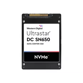 SSD-Laufwerk WESTERN DIGITAL Ultrastar DC SN650 7680 GB U.3 PCIe TLC ISE