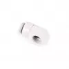 Kompressions-L-Verbinder Alphacool 17619 G1/4 AG auf IG drehbar, weiß