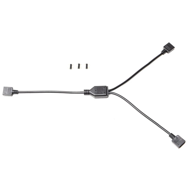 RGB-Splitterkabel EK Water Blocks Loop D-RGB 2-Way Schwarz 5V