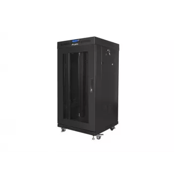 19-Zoll freistehender Netzwerkschrank LANBERG FF01-6622-23BL 22U Schwarz