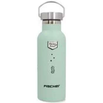 Edelstahl-Trinkflasche FISCHER 50479 — Leicht, Grün