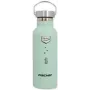 Edelstahl-Trinkflasche FISCHER 50479 — Leicht, Grün