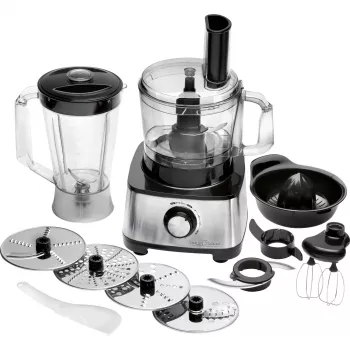 ProfiCook PC-KM 1063 Küchenmaschine 1200 W 1,75 L Schwarz, Edelstahl