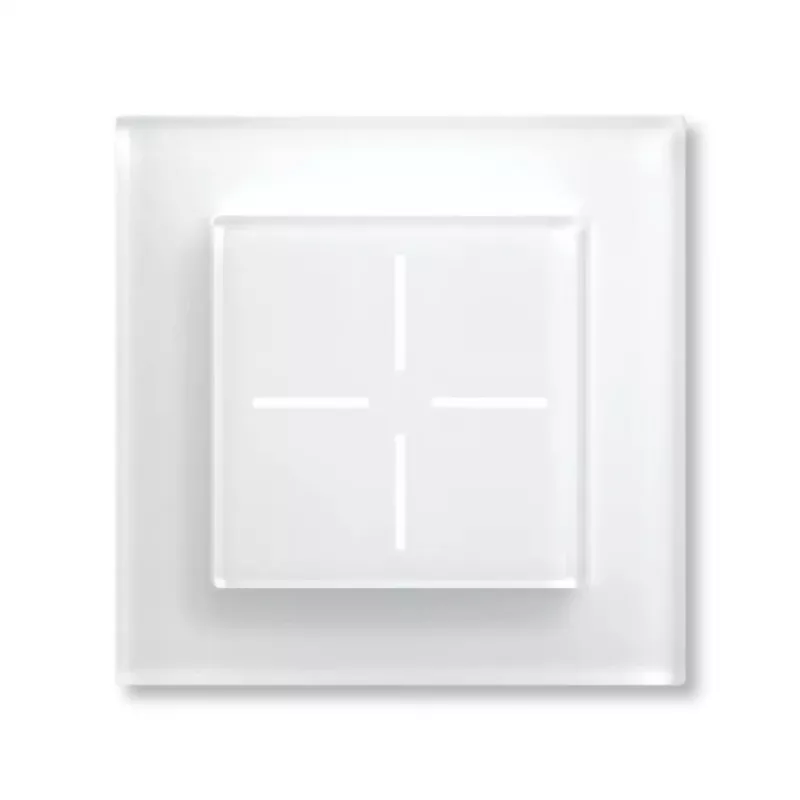 Smart-Glas-Taster HomeMatic Homematic IP Glas-Taster, 230 V, 868 MHz, weiß, 54,5×54,5×29 mm