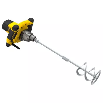 Handrührwerk STANLEY FME190 — 1600 W, 2-Gang, M14-Spindel, 4 m Kabel, 180–750 U/min, 80 N·m, 2 ergonomische Griffe