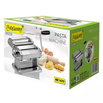 Manuelle Nudelmaschine Maestro MR-1679 – Edelstahl, Handnudelbereiter, zerlegbar, Teile austauschbar