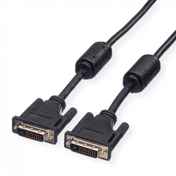 DVI-Kabel ROLINE DVI (24+1) Dual Link M/M 7,5 m