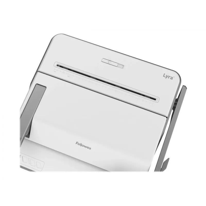 Fellowes 3-in-1-Multifunktions-Bindegerät Lyra, weiß/silber Binden, Heften & Lochen in einem Gerät, für Format DIN A4/ - 1 Stück (5603101)