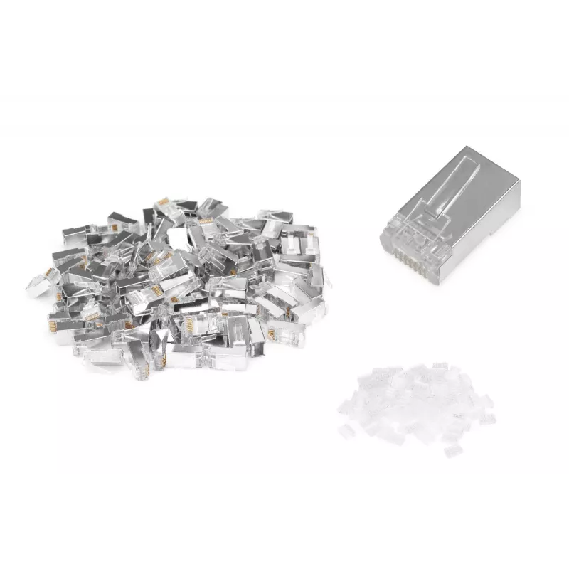 Digitus CAT 6 modular plug for round Kabel pass through plug 100…