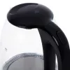 Mesko | Wasserkocher | MS 1302b | Elektrisch | 2200 W | 1,7 L | Glas | 360°-Drehsockel | Schwarz