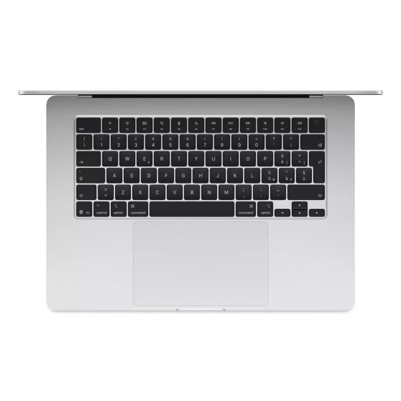 MacBook Air 15, Silber, M4 (10-CPU/10-GPU), 16 GB, 512 GB, Deutsch, 35W Dual USB-C Port Netzteil, MW1H3D/A