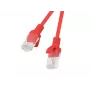 Netzwerk-Patchkabel LANBERG Cat.5e UTP 1,5 m, rot, CCA-Leiter, 26 AWG, 100 MHz