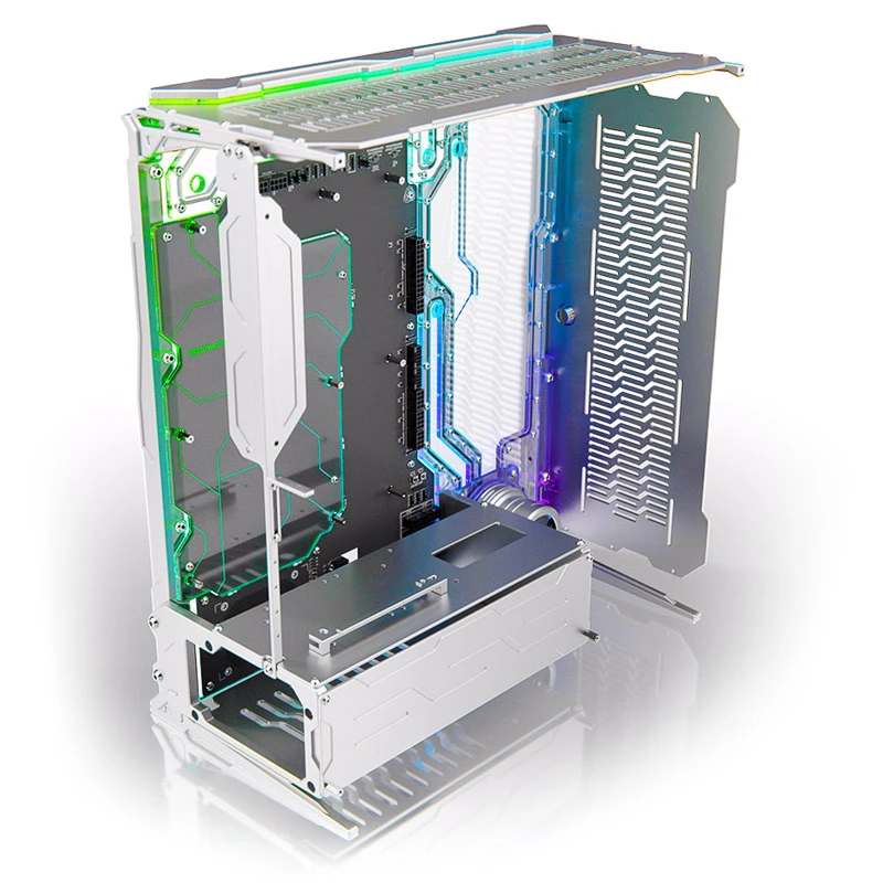 Computergehäuse Triton Spectre Integra-M Elite von Singularity Computers – silber