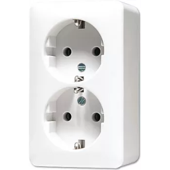 Unterputz-Dose JUNG 6020 A WW, Typ F, 61×102×47 mm, weiß