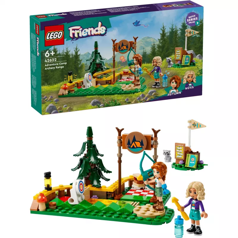 LEGO Friends Bogenschießen-Abenteuercamp 42622 — 157 Teile, 2 Minifiguren, Alter 6+