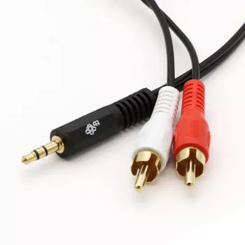 TB Kabel 3,5mm MiniJack -2x RCA M/M 1,5m (AKTBXAJ2RCA150B)