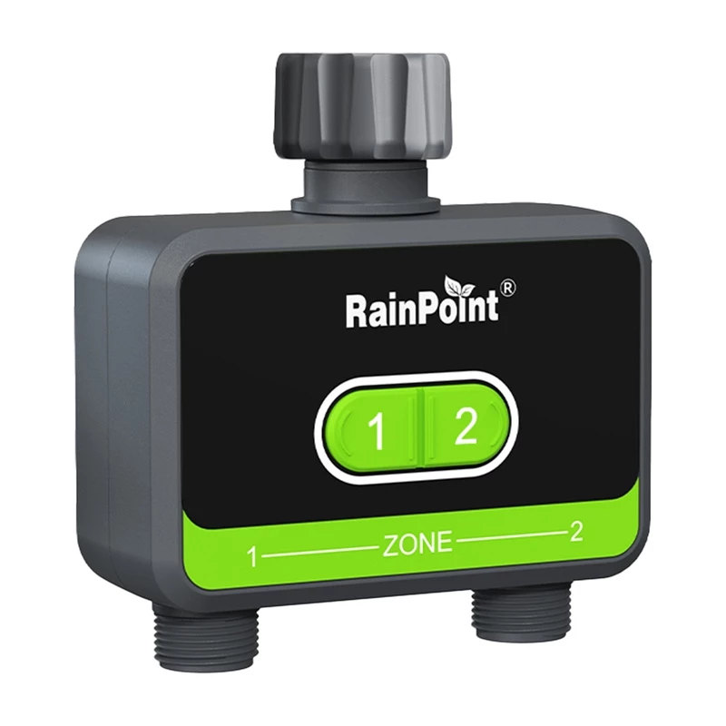 Bewässerungssteuerung RainPoint HTV210B 2-Zonen mit App-Steuerung (Modell HTV210B)