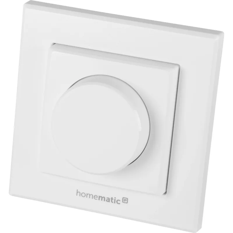 Lichtschalter Homematic IP HMIP-WRCR Dreh Weiß 55x55x27 mm