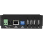 Exsys Ethernet GLAN 1x auf 4x USB2.0 4-Port Geräteserver inklusive Netzteil 15KV - Kabel-/Adapter-Set - Digital/Daten